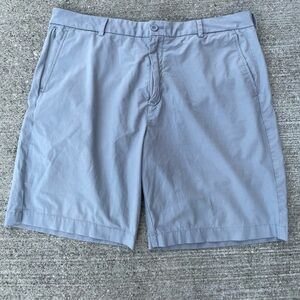 Vineyard Vines x Jim Nantz Gray Flat Front Shorts Mens 36